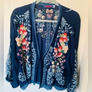 Johnny was short kimono